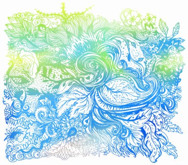 Çiçeklerle süslü tasarlamak çiçek