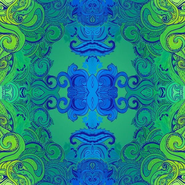 çiçek desenli Hint seamless modeli