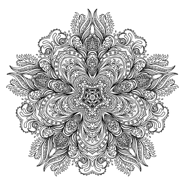 Mandala. Modelul rotund — Vector de stoc