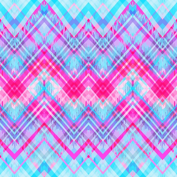 retro renkleri etnik zikzak desen