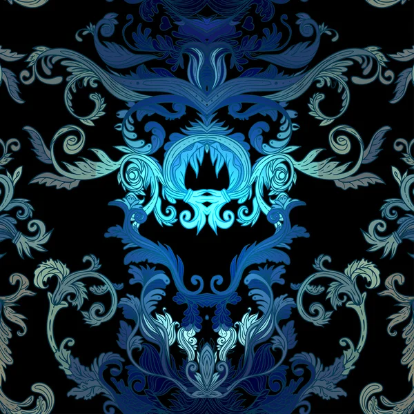 Dikişsiz vintage Barok desen