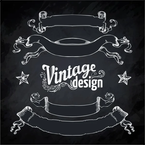 Vintage dekorative Designelemente — Stockvektor