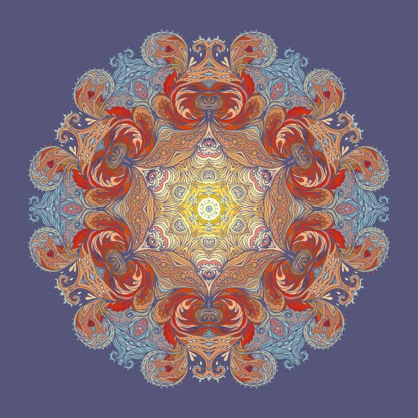 Mandala. vintage round pattern — Stock Vector