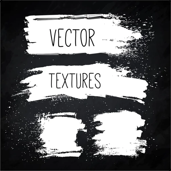 Bläck textur set. — Stock vektor