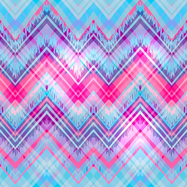 retro renkleri etnik zikzak desen