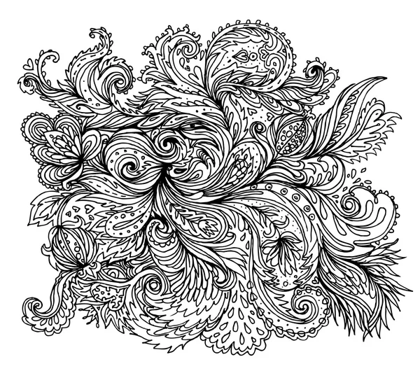 Kleurrijke paisley textuur — Stockvector