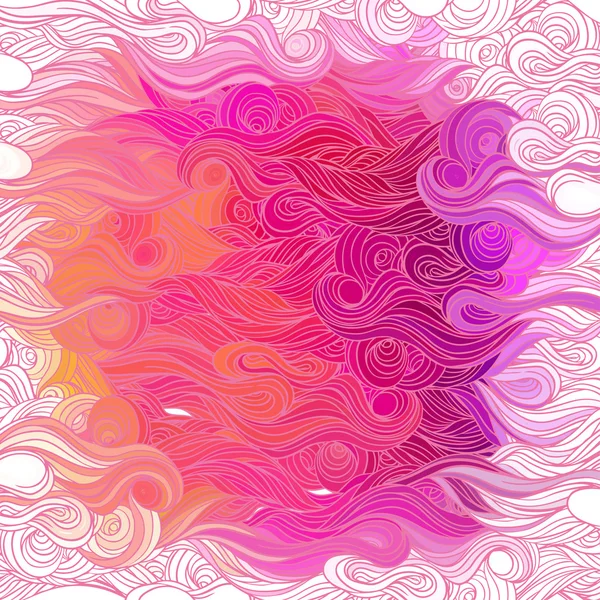 Dalgalar ile çizilmiş desen