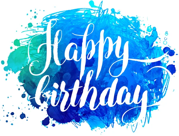 Boyalı suluboya tebrik kartı