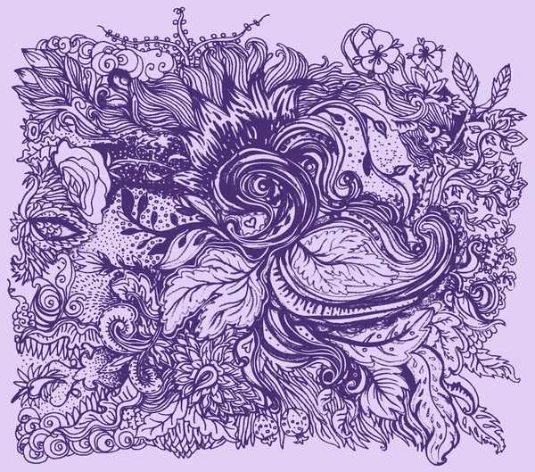 Çiçeklerle süslü tasarlamak çiçek