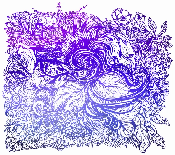 Çiçeklerle süslü tasarlamak çiçek