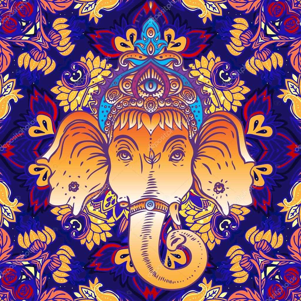 Hindu Lord Ganesha Stock Illustration by ©vgorbash #80391116