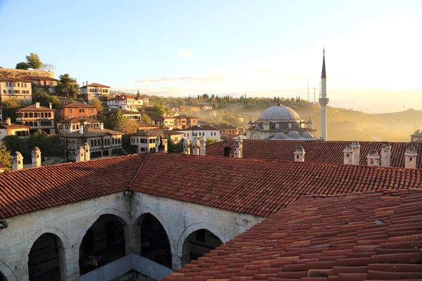 Mosque Roof Old Caravanserai Safranbolu Turkey Safranbolu Town Included Unesco — Stock Photo, Image