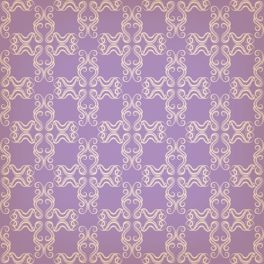 Vektör dekoratif desen ile sorunsuz