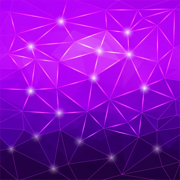 Moderne abstracte geometrische paarse achtergrond — Stockvector