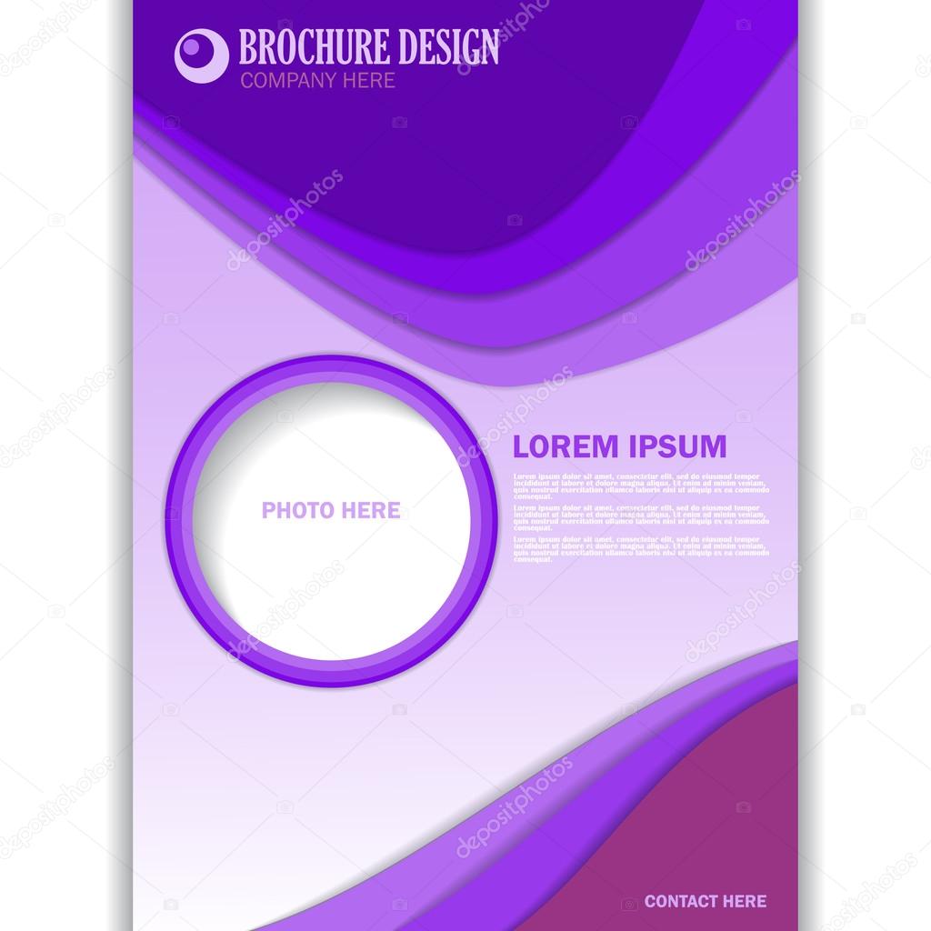 Vector presentation of business poster