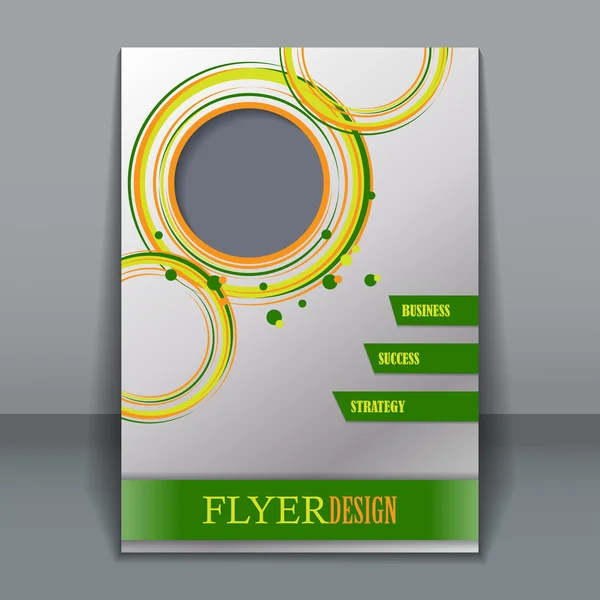 Διάνυσμα κάθετο flyer πρότυπο για το σχεδιασμό — Διανυσματικό Αρχείο
