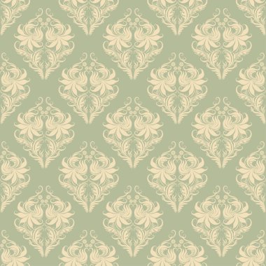 Vektör sorunsuz arka plan ile dantel modeli