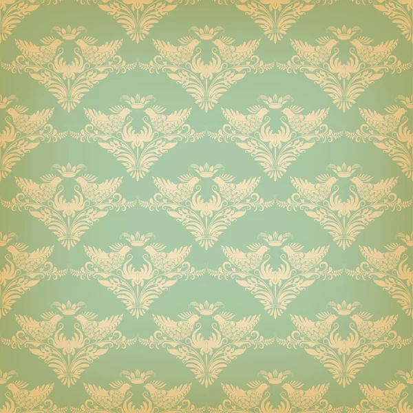 Fondo sin costura vectorial en estilo vintage . — Vector de stock