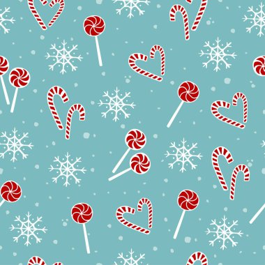 Noel süsüsüyle birlikte kusursuz bir tatil deseni. Xmas kış ambalajı koleksiyonu