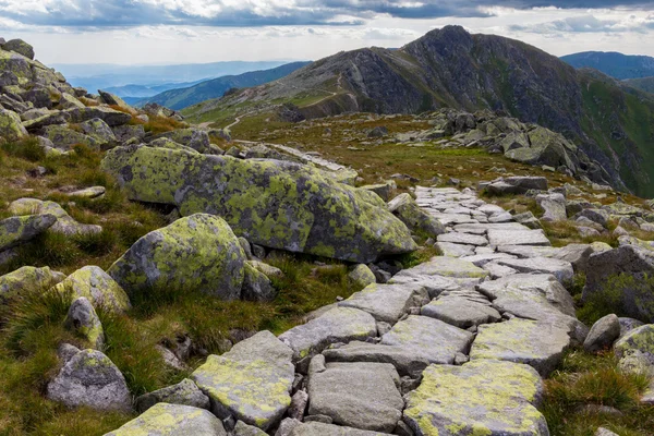 Trail on Chopok peak — Stock Photo, Image