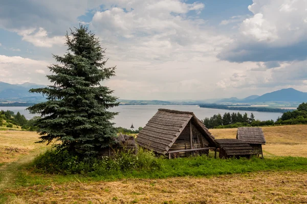 Havranok Celtic houses — Stock Photo, Image