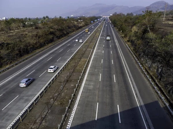 Tráfego Mumbai Pune Expressway Perto Pune Índia Expressway Oficialmente Chamada — Fotografia de Stock