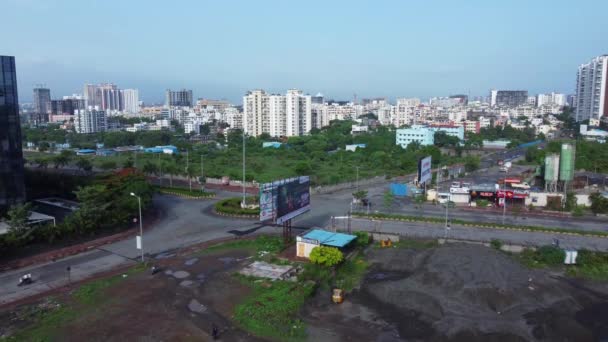 Scena Dimineții Devreme Localitatea Kharadi Timpul Sezonului Musonic Pune India — Videoclip de stoc