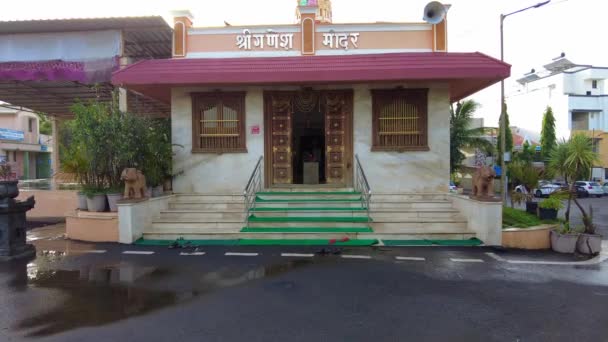 Templul Hindus Colorat Complex Templu Din Kharadi Pune India — Videoclip de stoc