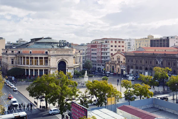 Palermo, teatro Politeama —  Fotos de Stock