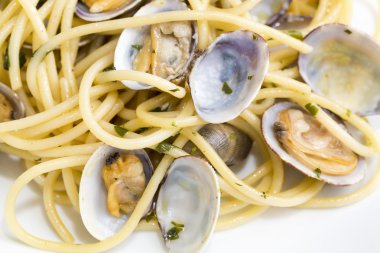 Taze istiridye spagetti