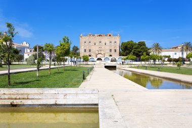 Palermo, Sicilya Zisa kalede. İtalya
