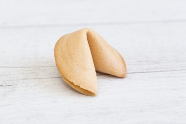 Fotoğraf izole bir fal kurabiyesi