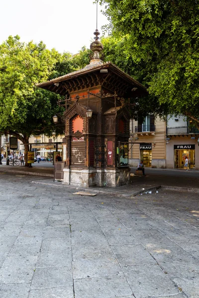 Palermo Sicily June 2019 View Ribaudo Kiosk Palermo Sicily — Stock Photo, Image