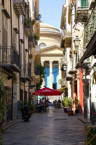 Palermo Sicilie Juni 2019 Het Historische Centrum Van Palermo Bara — Stockfoto