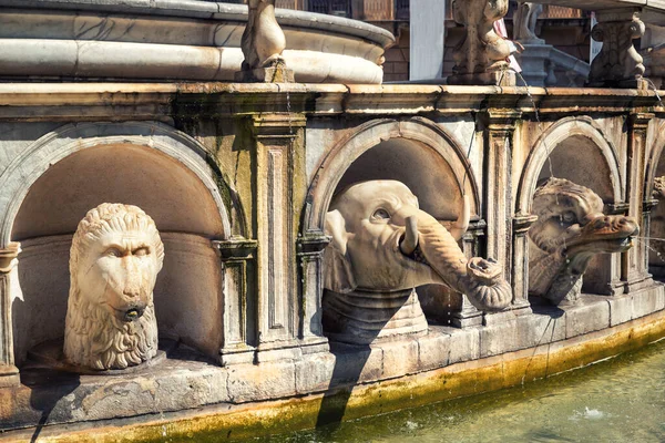 Une Belle Vue Sur Piazza Pretoria Piazza Della Vergogna Palerme — Photo