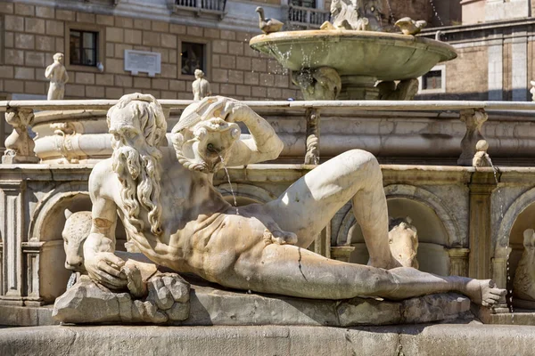 Prachtig Uitzicht Piazza Pretoria Piazza Della Vergogna Palermo — Stockfoto