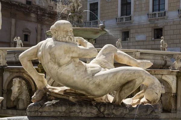 Beautiful View Piazza Pretoria Piazza Della Vergogna Palermo — Stock Photo, Image