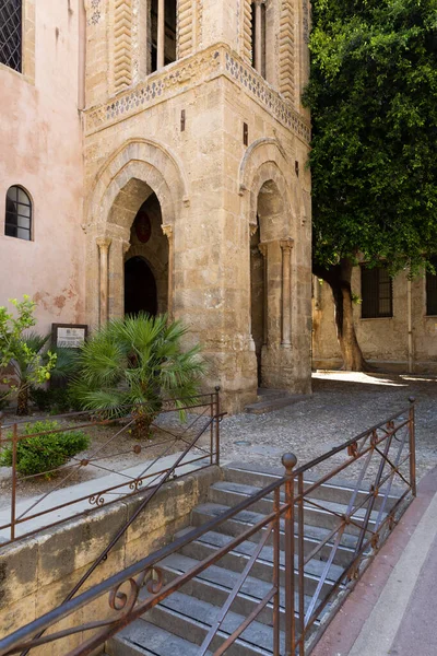 Beautiful View Palermo Church Santa Maria Dell Ammiraglio Known Martorana — стоковое фото