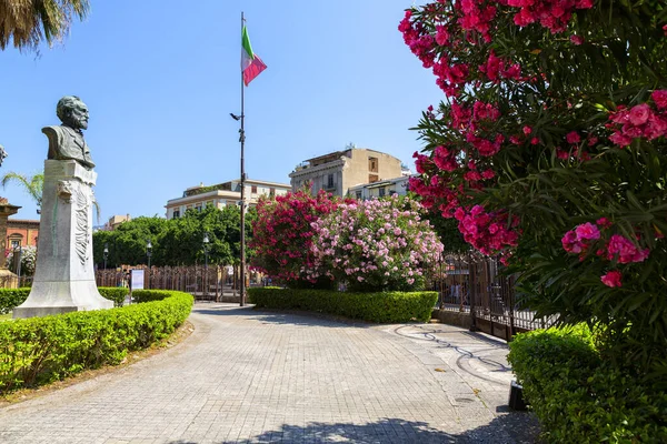 Una Hermosa Vista Del Teatro Massimo Vittorio Emanuele Palermo — Foto de Stock