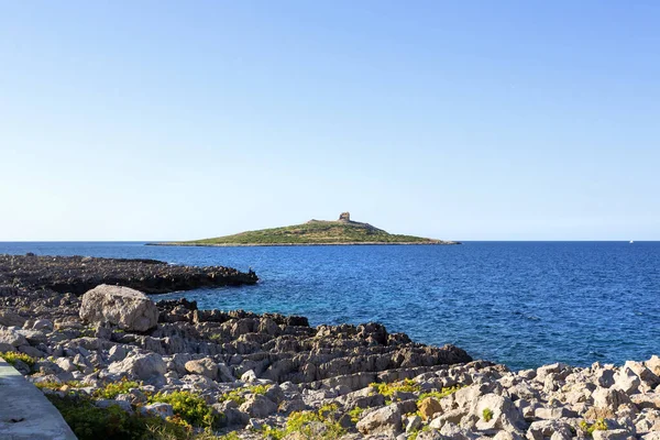 Vacker Utsikt Över Isola Delle Femmine Mycket Liten Provinsen Palermo — Stockfoto