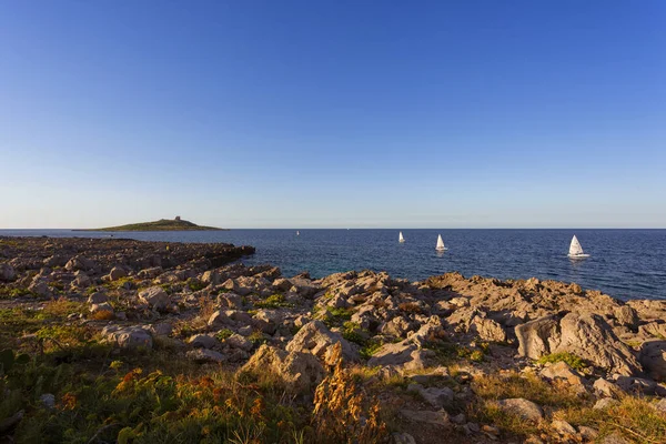 Vacker Utsikt Över Isola Delle Femmine Mycket Liten Provinsen Palermo — Stockfoto