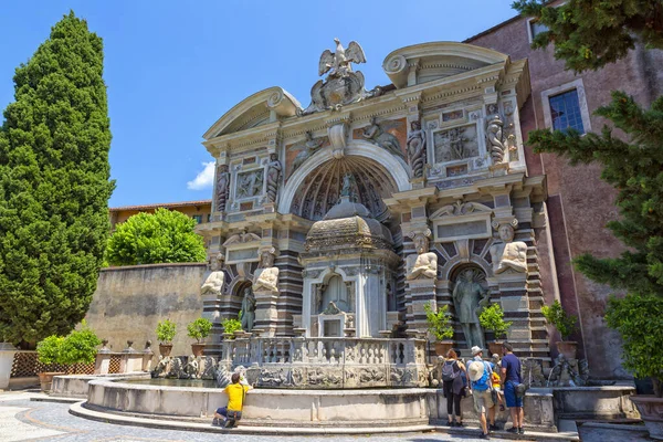 Roma Yakınlarındaki Tivoli Deki Villa Este Nin Dışındakiler Muhteşem Rönesans — Stok fotoğraf