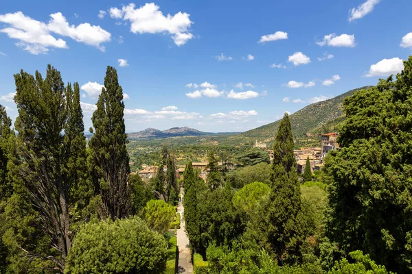 Piękny Widok Park Villa Este Tivoli Lacjum Włochy — Zdjęcie stockowe