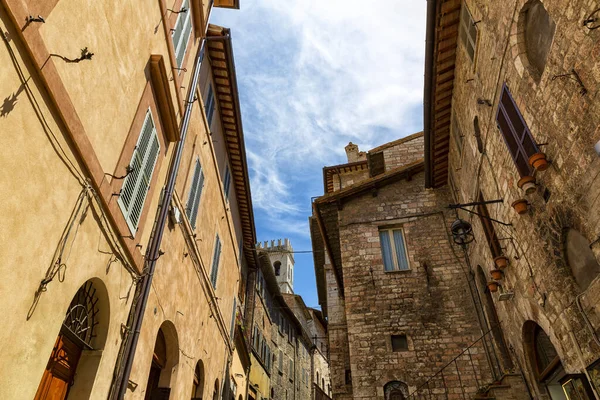 Asís Umbría Visita Centro Histórico Ciudad Italia — Foto de Stock