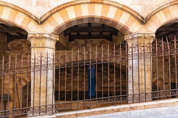 Fonte San Nicol Fórum Romano Assis Perugia Itália — Fotografia de Stock