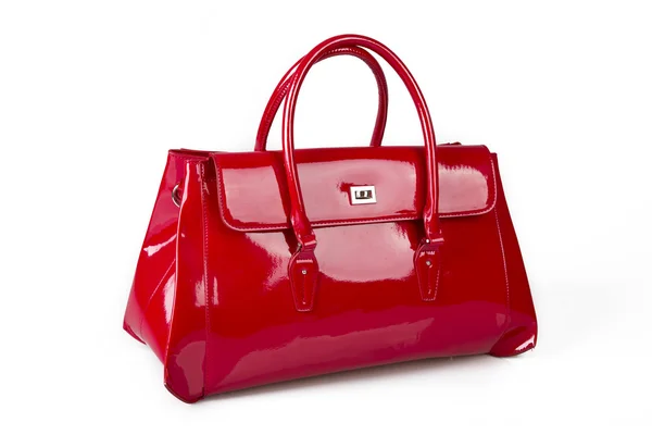 Elegant red purse — Stock Photo, Image