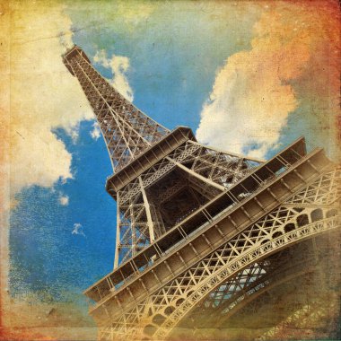 Paris 'teki Eyfel Kulesi Klasik Tarzı