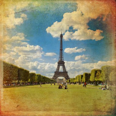 Paris 'teki Eyfel Kulesi Klasik Tarzı