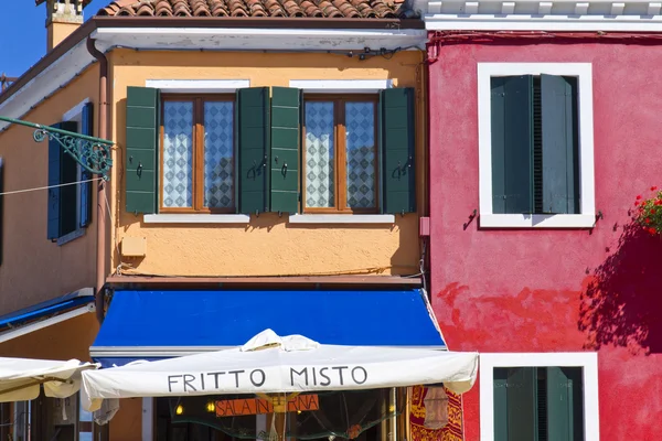 Burano, Veneza — Fotografia de Stock