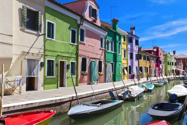 Burano, Veneza — Fotografia de Stock